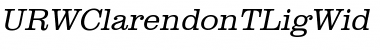 Download URWClarendonTLigWid Font