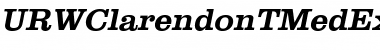 Download URWClarendonTMedExtWid Font