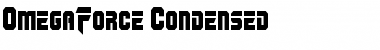 OmegaForce Condensed Font