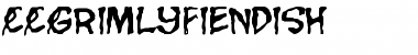 CCGrimlyFiendish Font CCGrimlyFiendish Font