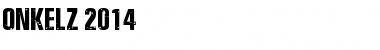 Download ONKELZ 2014 Font