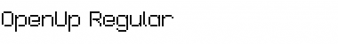 OpenUp Regular Font