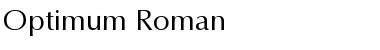 Optimum-Roman Font