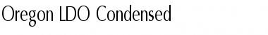 Oregon LDO Condensed Regular Font