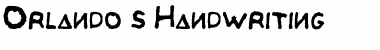 Download Orlando's Handwriting Font