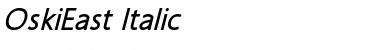 OskiEast Italic Font