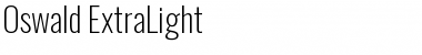 Oswald ExtraLight Font