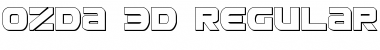 Ozda 3D Regular Font