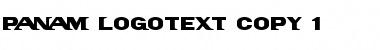 PanAm LogoText Regular Font