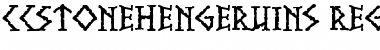 Download CCStonehengeRuins Font Download CCStonehengeRuins Font