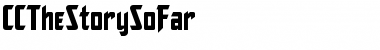 CCTheStorySoFar Font