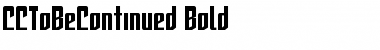 CCToBeContinued Bold