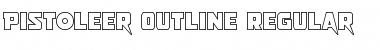 Pistoleer Outline Regular Font