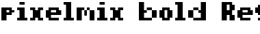 pixelmix bold Regular Font