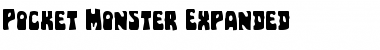 Pocket Monster Expanded Expanded Font