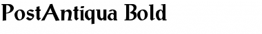 PostAntiqua Bold Font