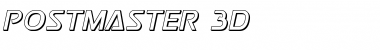 Postmaster 3D Regular Font