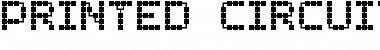 Printed Circuit Board-7 Font