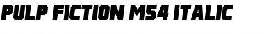 Pulp Fiction M54 Italic Font