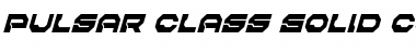 Pulsar Class Solid Condensed Italic Condensed Italic Font