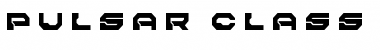 Pulsar Class Solid Title Regular Font