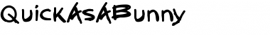 QuickAsABunny Medium Font