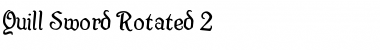 Download Quill Sword Rotated 2 Font Download Quill Sword Rotated 2 Font