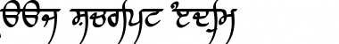 Raaj Script 5 Medium Font