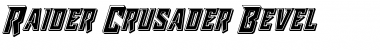 Raider Crusader Bevel Font