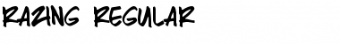 Razing Regular Font