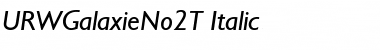 URWGalaxieNo2T Italic Font