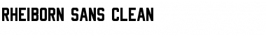 Download Rheiborn Sans Clean Font