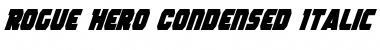 Rogue Hero Condensed Italic Condensed Italic Font