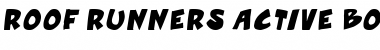 Roof runners active Font