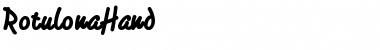 Rotulona Hand Font Rotulona Hand Font