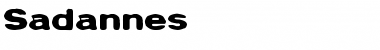 Download Sadannes Font