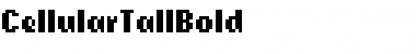 CellularTallBold Regular Font