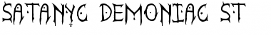 Download Satanyc Demoniac St Font Download Satanyc Demoniac St Font