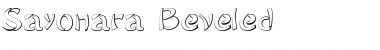 Sayonara Beveled Regular Font