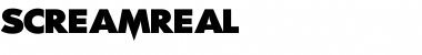 Scream Real Regular Font