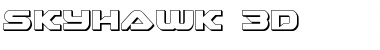 Skyhawk 3D Regular Font