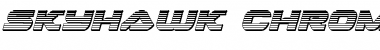 Skyhawk Chrome Italic Italic Font