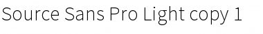 Source Sans Pro Light Regular Font