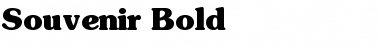 Souvenir_Bold Regular Font