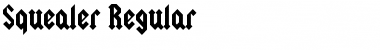 Squealer Regular Font