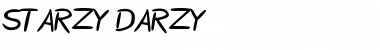 Download Starzy Darzy Font