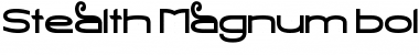 Download Stealth Magnum Bold Font Download Stealth Magnum Bold Font