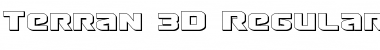Terran 3D Regular Font