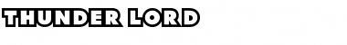 Download Thunder Lord Font