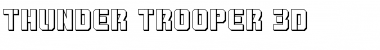 Thunder Trooper 3D Regular Font